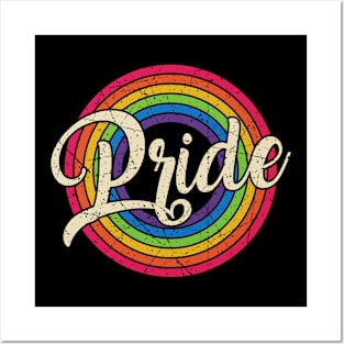 Lgbt raibow circle Pride Posters and Art